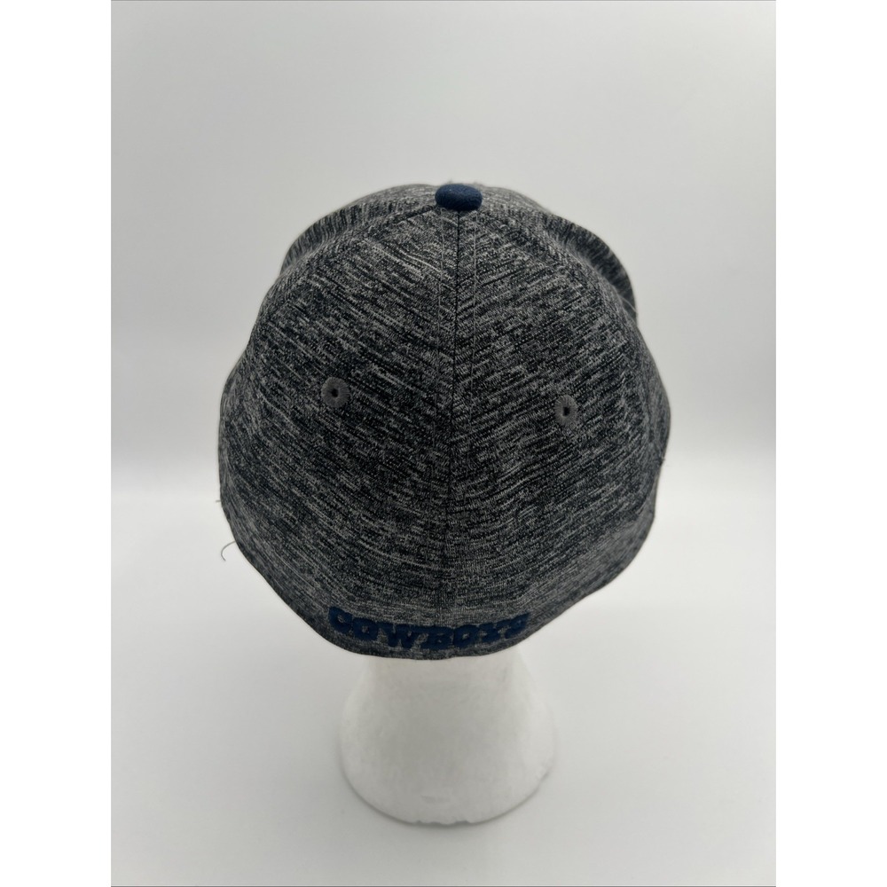 Dallas Cowboys NFL New Era 39Thirty Heather Gray & Navy SIZE Small-Med Cap Hat - Picture 4 of 8